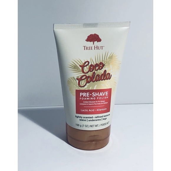 tree hut Other - Tree Hut Coco Colada Pre-Shave Foaming Polish 7oz Lactic Acid Allantoin‎ NEW